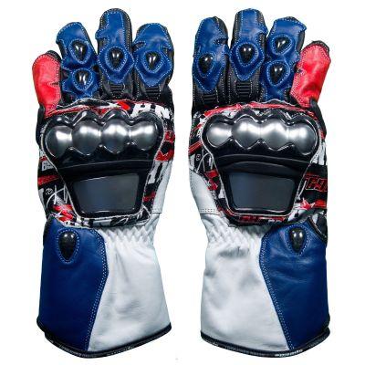 Nicky Hayden WSBK 2017 Leather Racing Gloves