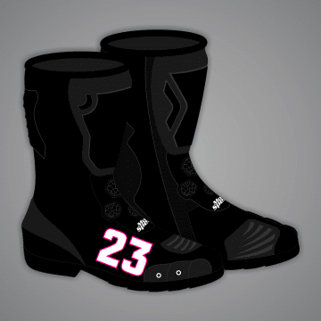 Enea Bastianini Black Moto Boots Winter Test 2024