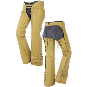 Buckles on Legs Leather Cowboy Chaps