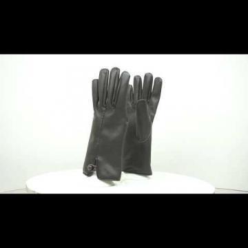 Leather Fur Lined Gloves