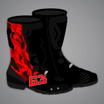 Supermoto Leather Boots Francesco Bagnaia MotoGP 2025