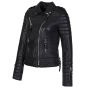 quilted leather jacket womens