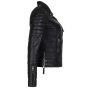 quilted leather jacket womens