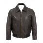 black leather bomber jacket mens