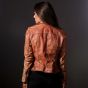 ginger leather jacket