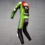 Kawasaki Leather Race Suit Garrett Gerloff SBK 2025 left side view