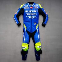 Alex Rins Suzuki suit