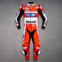 Andrea Dovizioso Ducati MotoGP 2017 Leather Suit front view