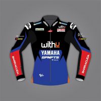 Andrea Dovizioso Yamaha Biker Jacket MotoGP 2022 front view