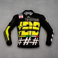Andrea Iannone Best Leather Motorcycle Jacket MotoGP 2018 front view