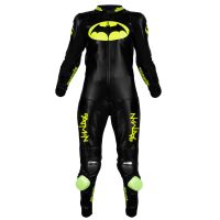Batman Motorcycle Racing Leathers front view