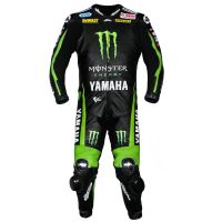 Bradley Smith Yamaha Monster Energy 2015 leathers front view