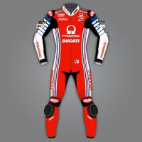 Francesco Bagnaia Ducati Leathers MotoGP 2020 front view