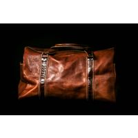 hand luggage leather