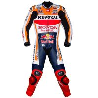 Marquez HRC Honda Repsol MotoGP 2017 Race Suit front view
