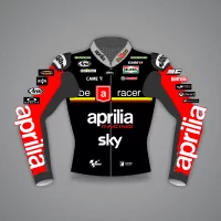 Red and Black Biker Jacket