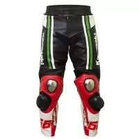 Tom Sykes Kawasaki 2015 SBK Leather Pants front view