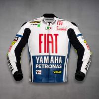 Valentino Rossi Yamaha Fiat Petronas Motorbike Jacket front view