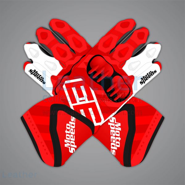 Marc Marquez Race Leather Gloves MotoGP 2026